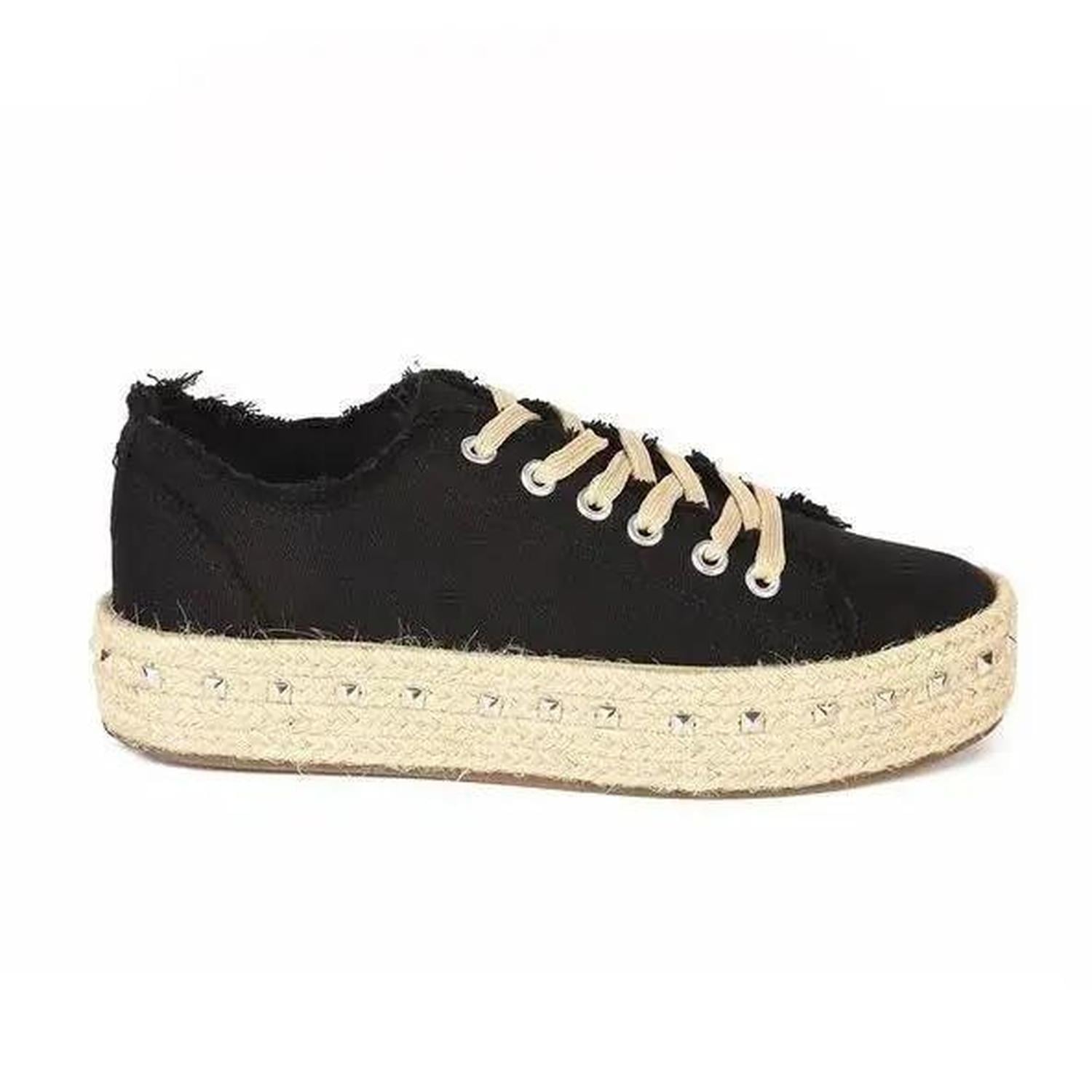 ALPARGATA MUJER STHEF NEGRO 7872 - 1