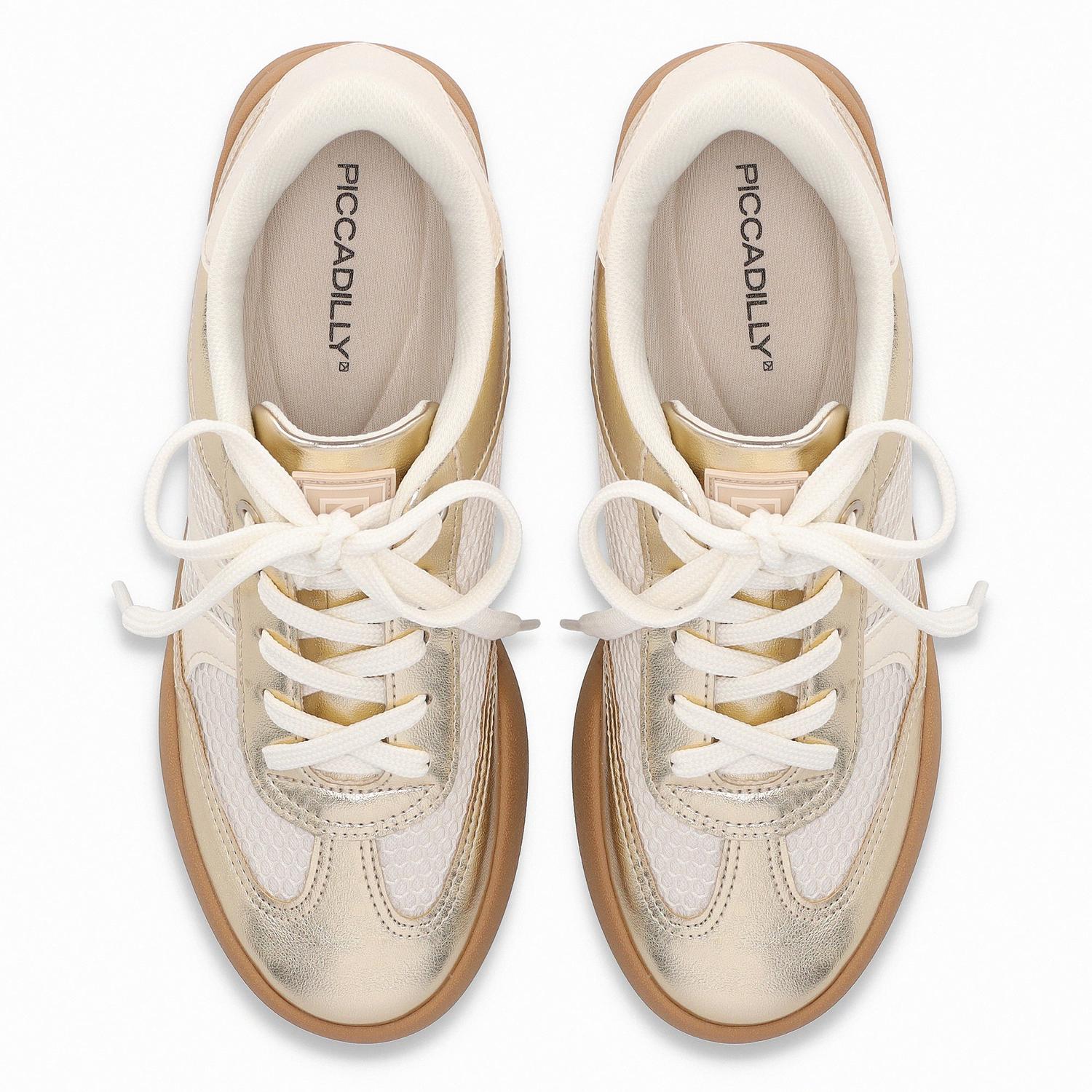 ZAPATILLA MUJER PICCADILLY OURO/OFF WHITE 90300100000001 DORADO 1150256 - 2