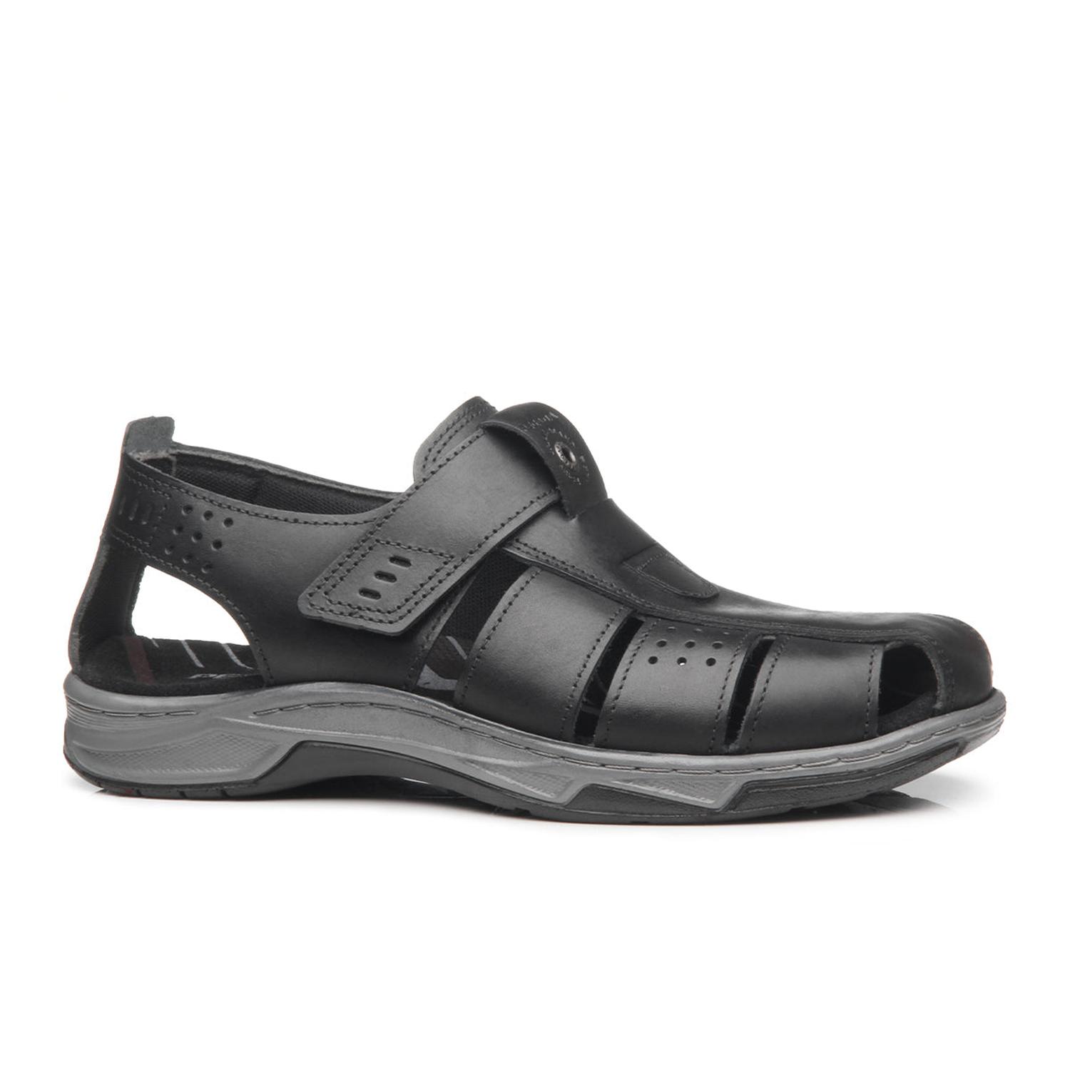 SANDALIA HOMBRE PEGADA CASUAL PRETO 132255-04 NEGRO 1122338 - 2