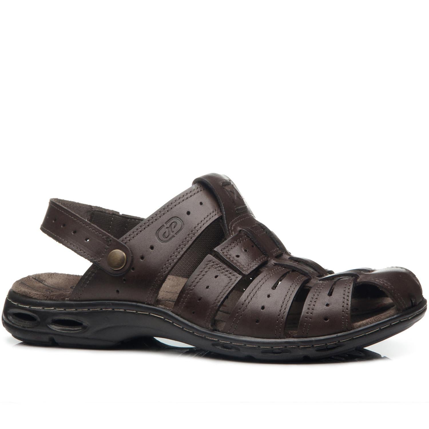 SANDALIA HOMBRE PEGADA CASUAL CRAVO 130687-03 MARRÓN 1122287 - 2