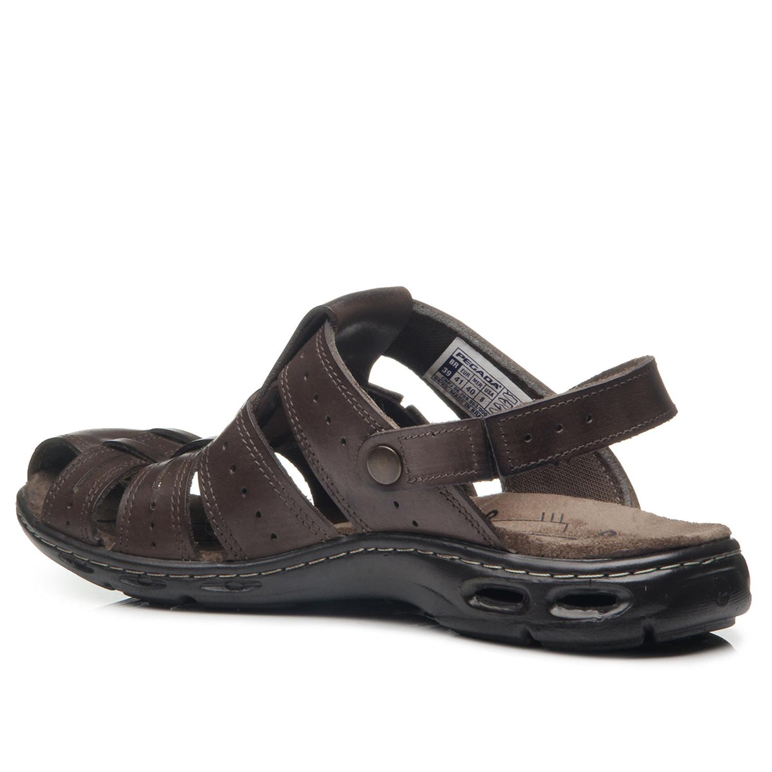 SANDALIA HOMBRE PEGADA CASUAL CRAVO 130687-03 MARRÓN 1122287 - 3
