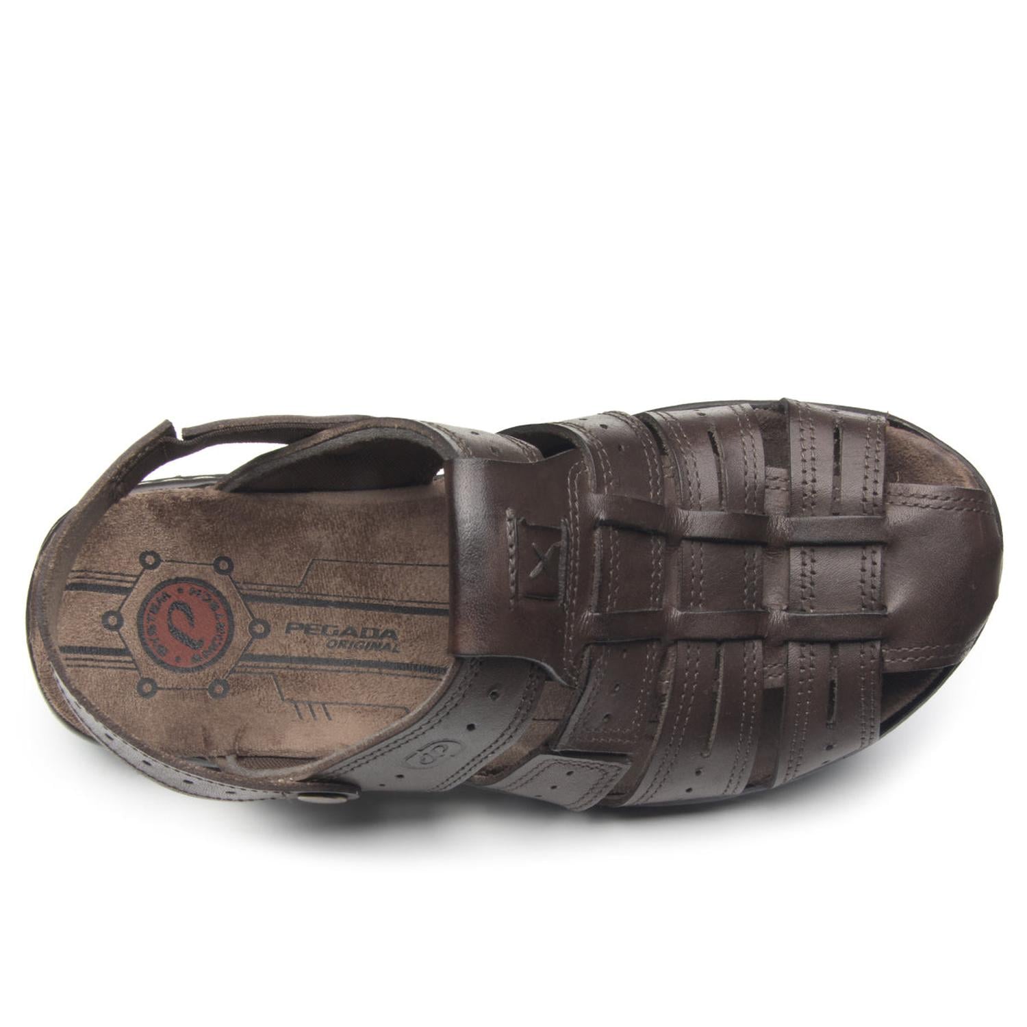 SANDALIA HOMBRE PEGADA CASUAL CRAVO 130687-03 MARRÓN 1122287 - 4
