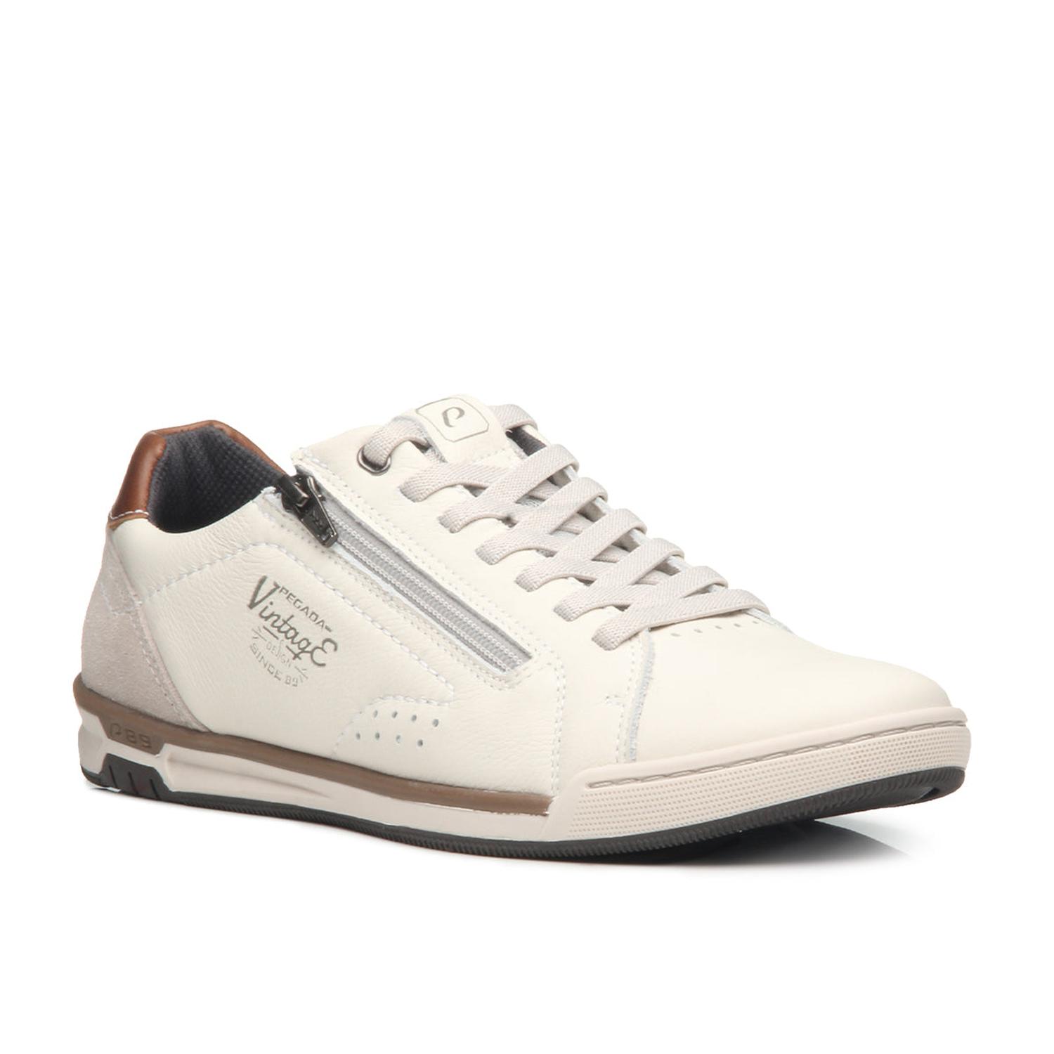 ZAPATILLA HOMBRE PEGADA CUERO MILK/LATTE/CONHAQUE 119507-02 - 1