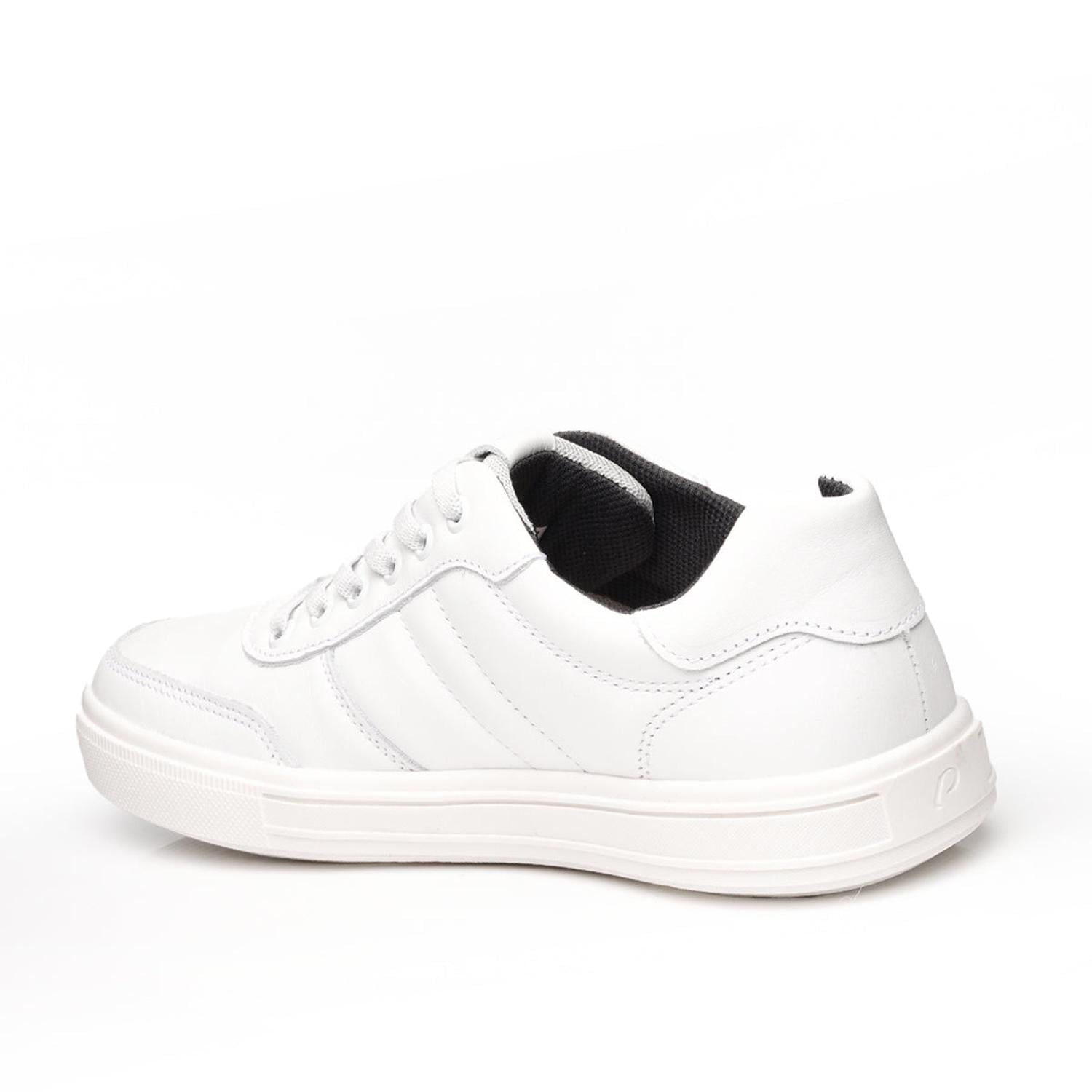 ZAPATILLA HOMBRE PEGADA CUERO BRANCO/MARINHO 111502-01 BLANCO 1135330 - 3