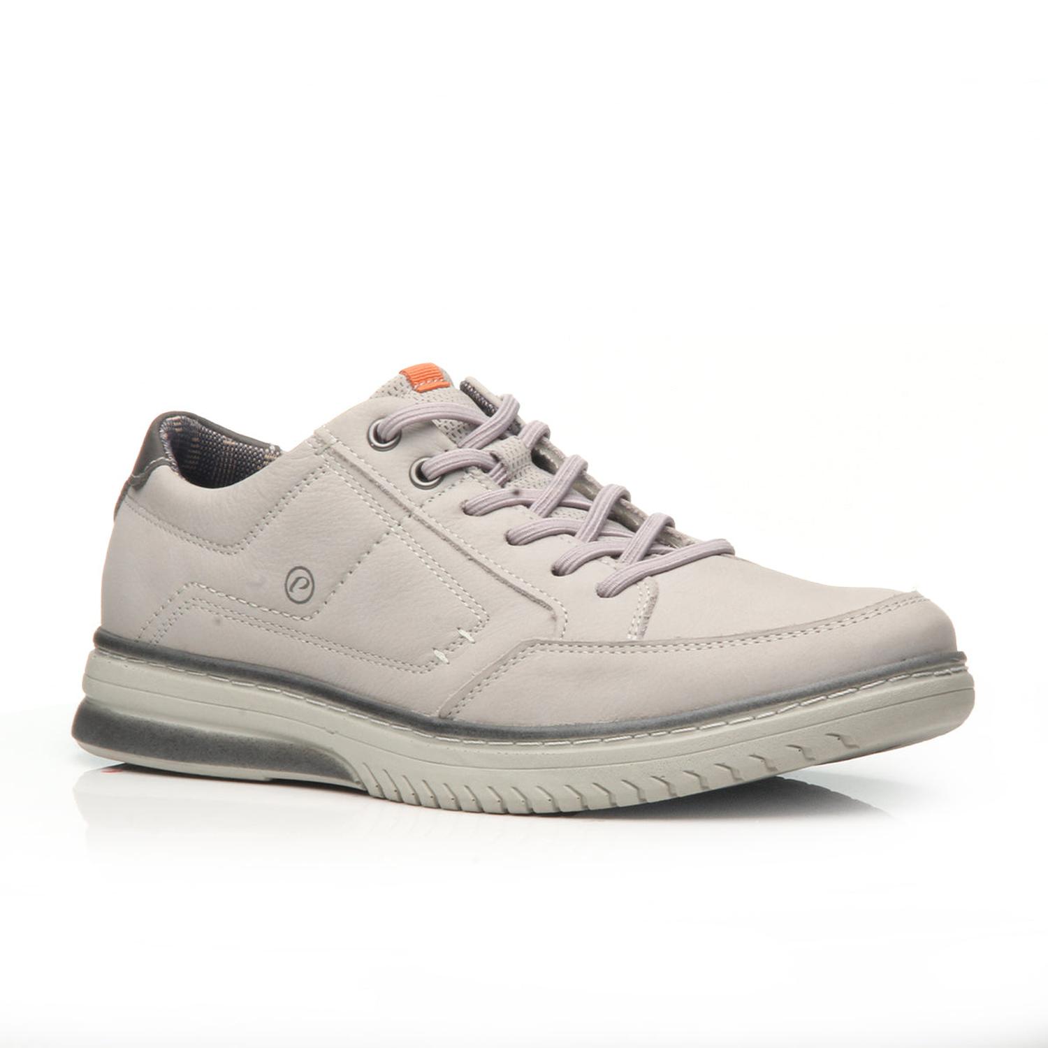 ZAPATILLA HOMBRE PEGADA CUERO SILVER 111402-06 PLATEADO 1122323 - 1