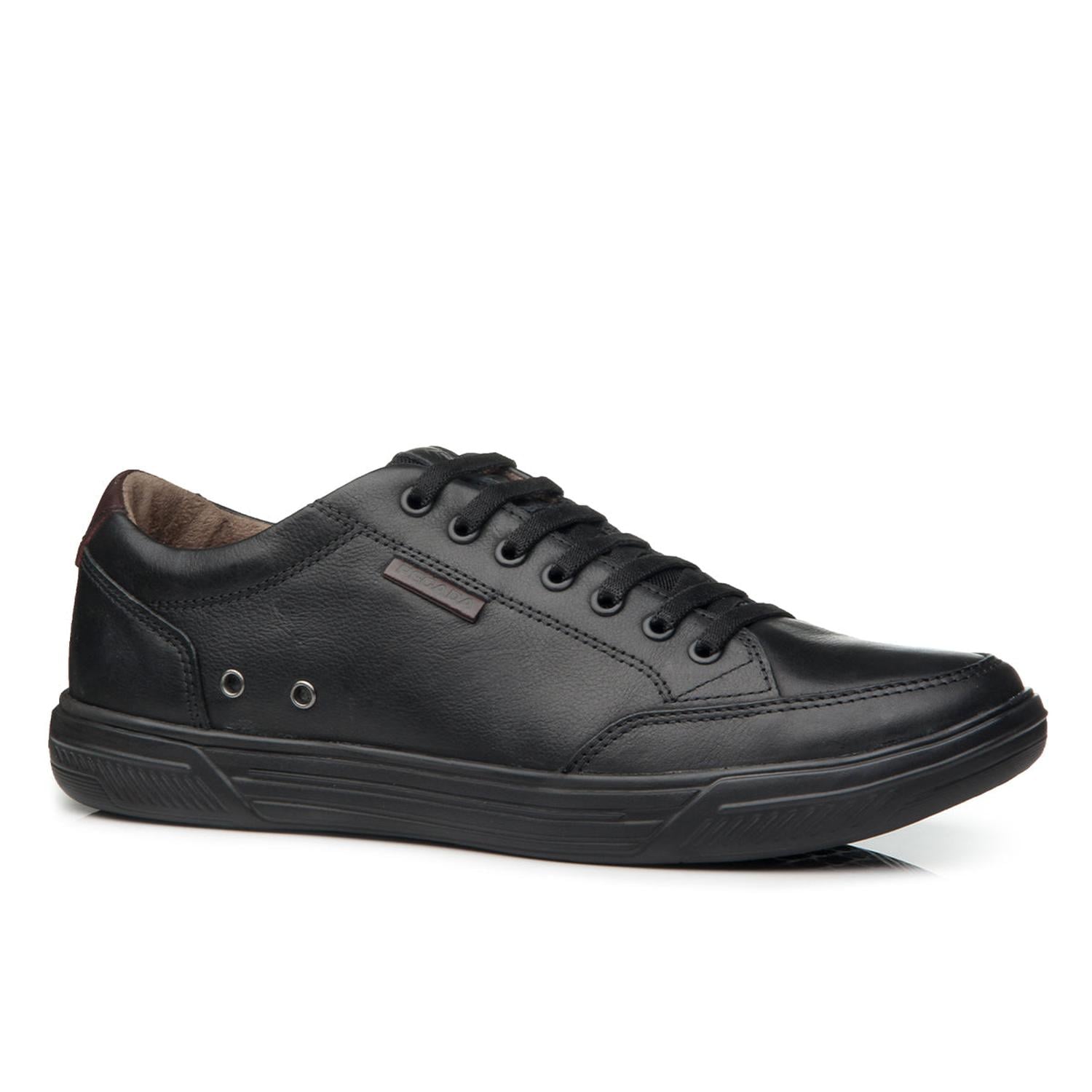 ZAPATILLA HOMBRE PEGADA CUERO PRETO 110403-06 NEGRO 1153499 - 2