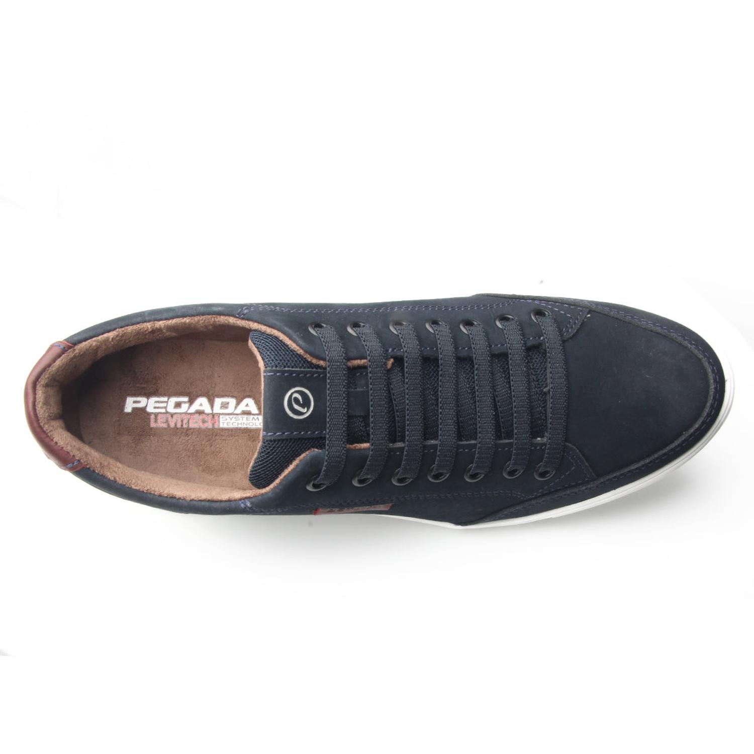 ZAPATILLA HOMBRE PEGADA CUERO MARINHO 110403-10 AZUL MARINO 1153488 - 4