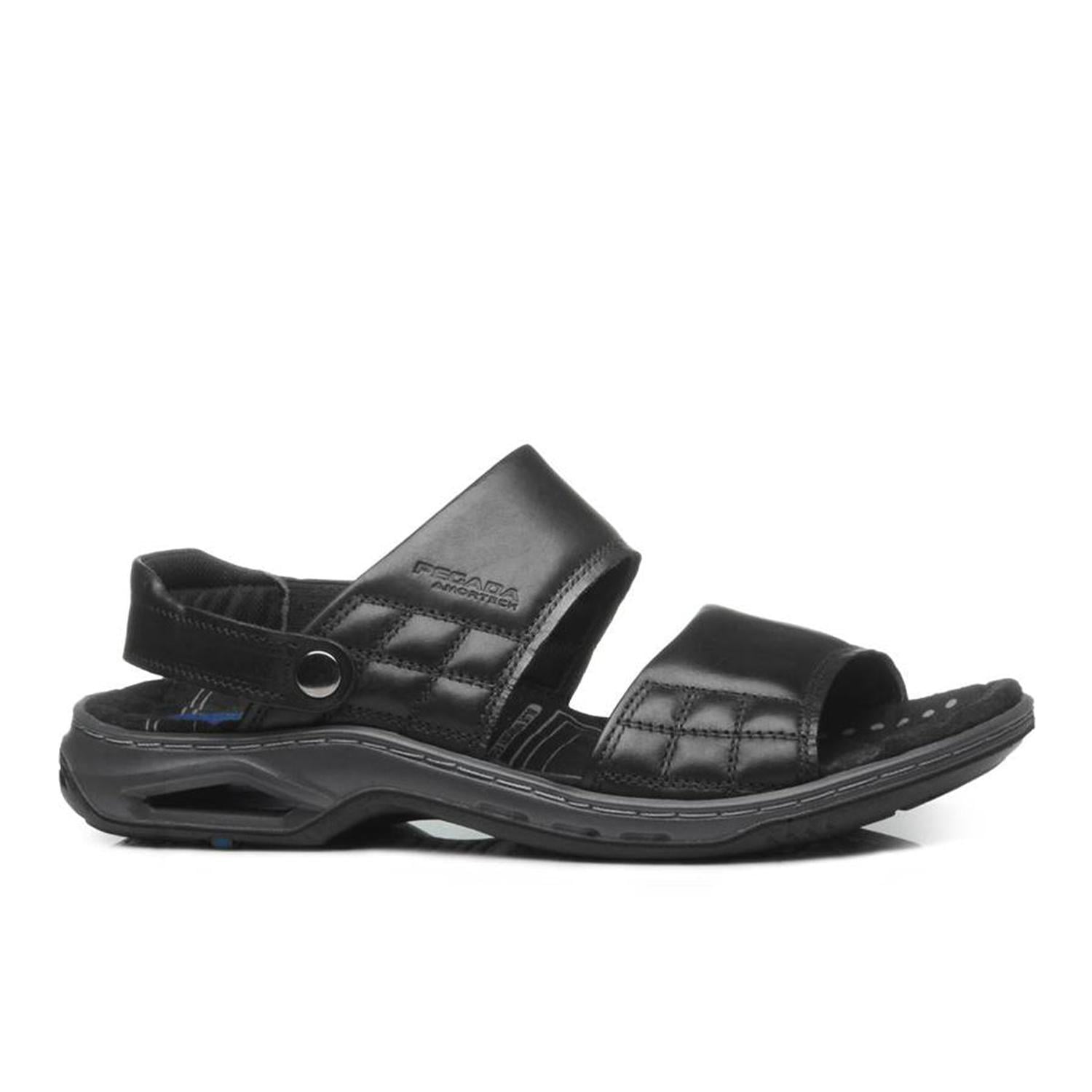 SANDALIA HOMBRE PEGADA CASUAL PRETO 133221-03 NEGRO 1122343 - 2