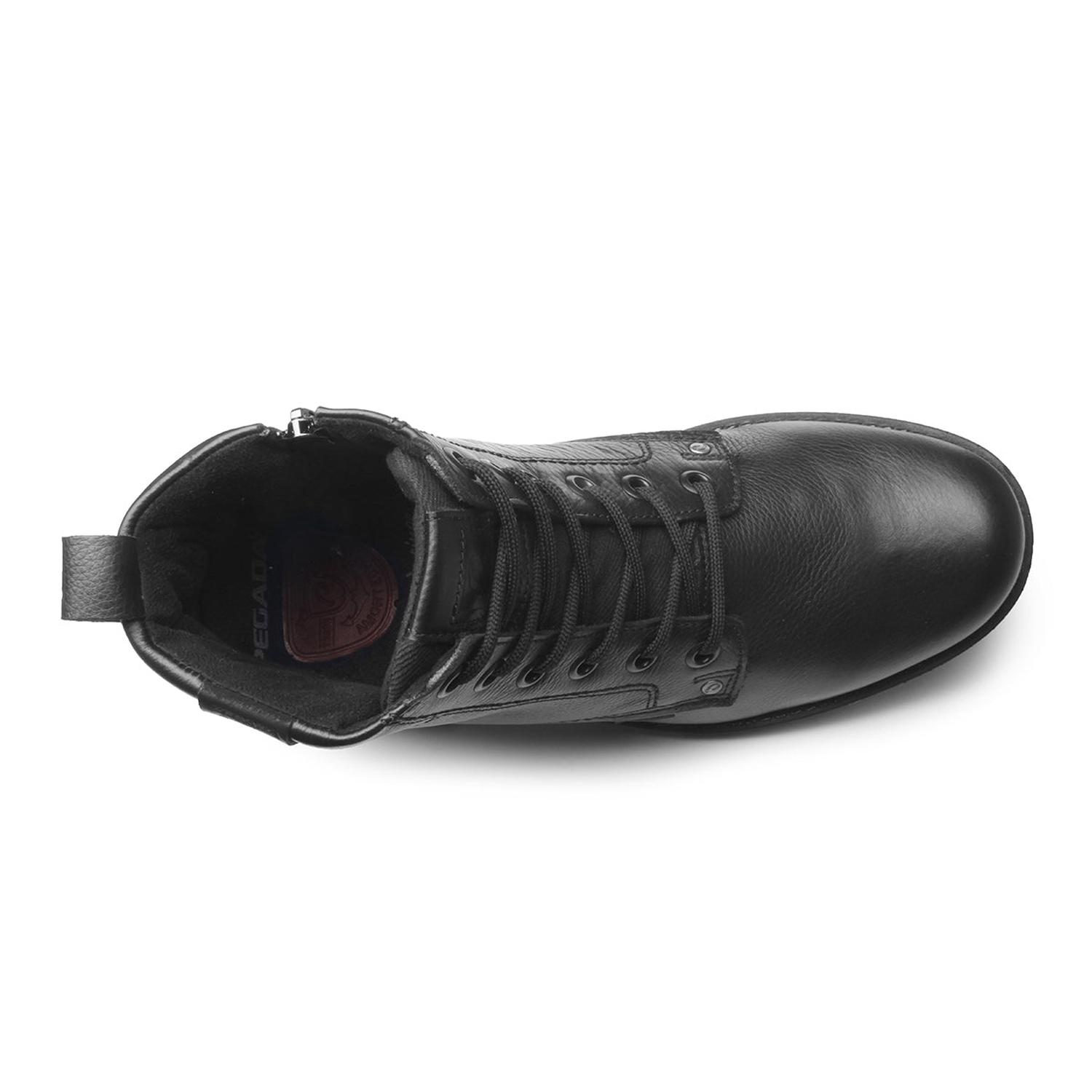 BOTIN HOMBRE PEGADA CUERO PRETO 181305-08 NEGRO 1153358 - 4