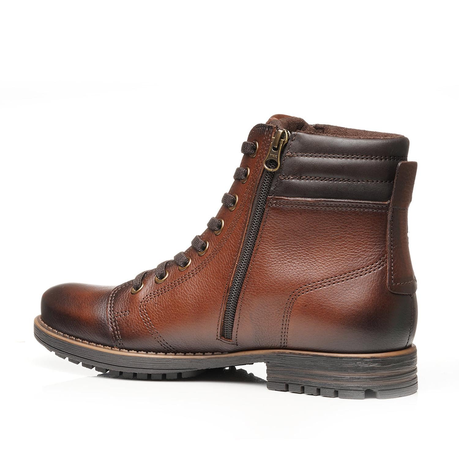 BOTIN HOMBRE PEGADA CUERO PINHAO/BROWN 180748-07 COLOR 1153373 - 4