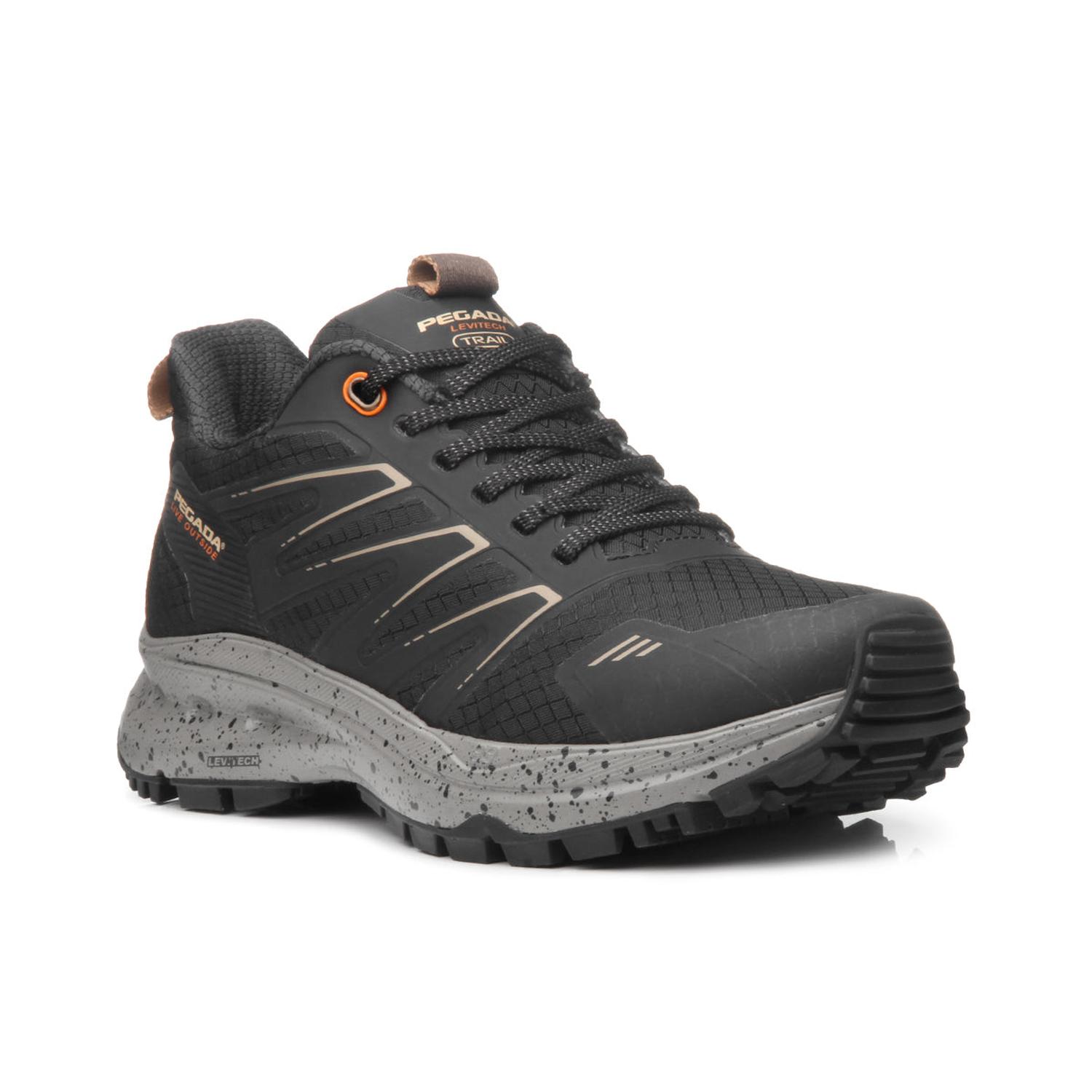 BOTIN HOMBRE PEGADA CUERO PRETO 150401-08 - 1