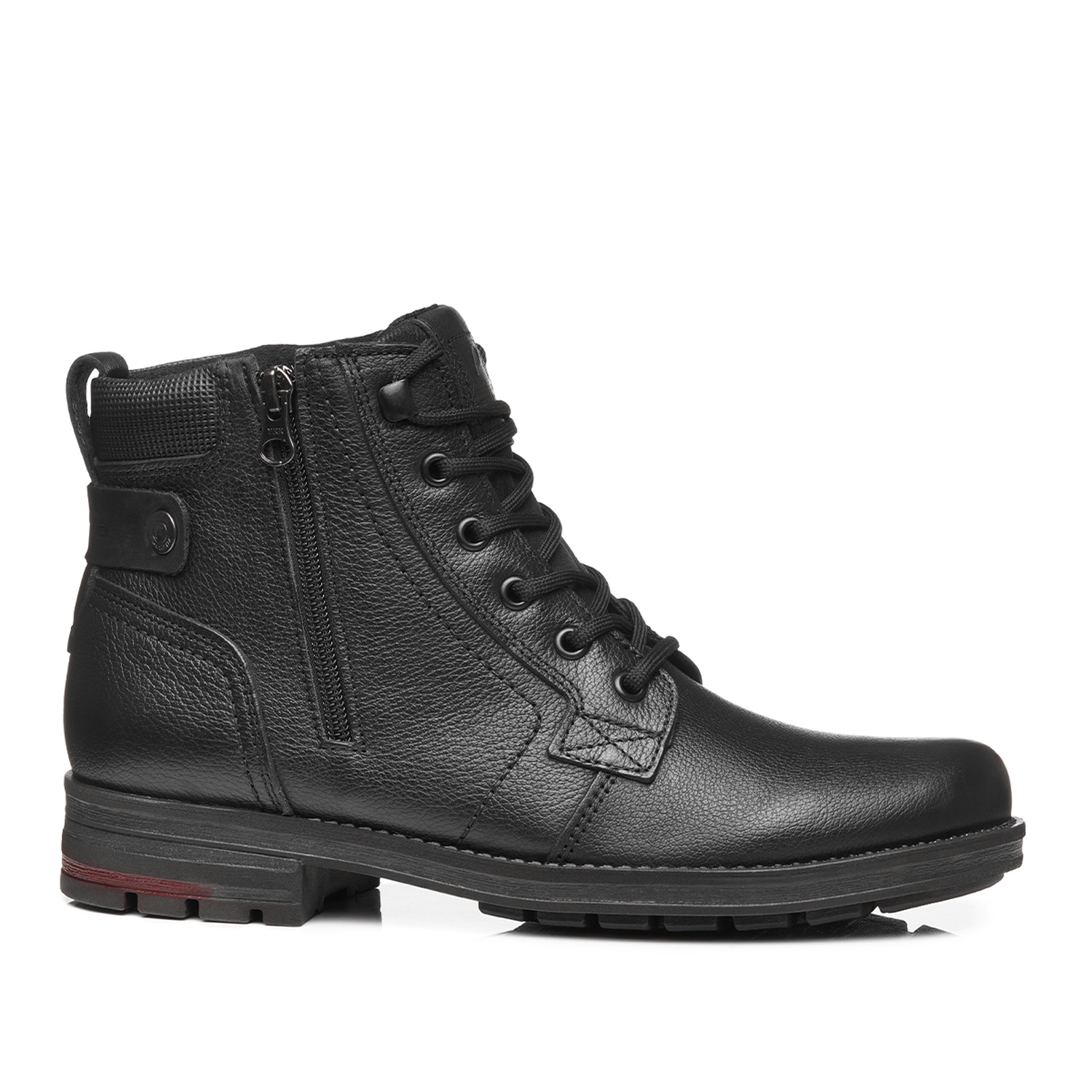 BOTIN HOMBRE PEGADA CUERO PRETO 181314-03 COLOR 1153359 - 1