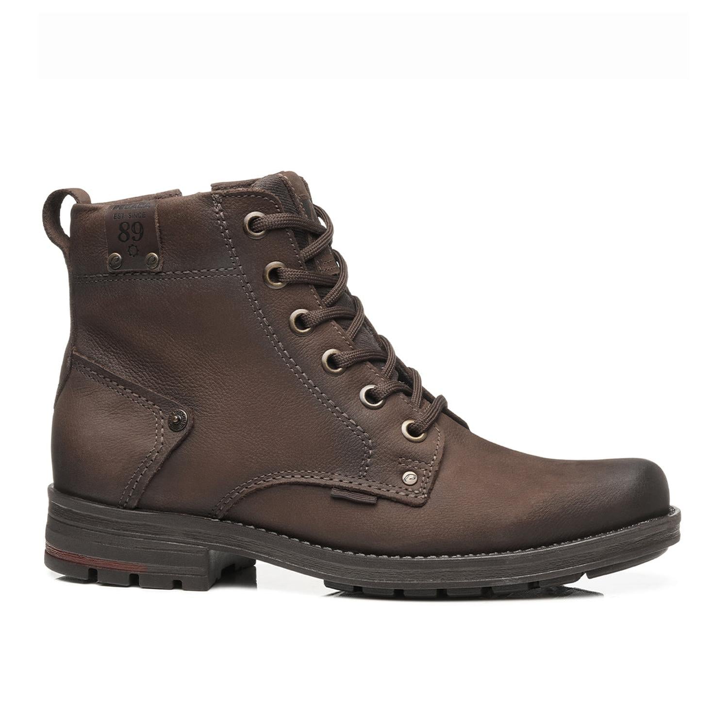 BOTIN HOMBRE PEGADA CUERO CASTANHO/BROWN 181305-17 COLOR 1153394 - 2