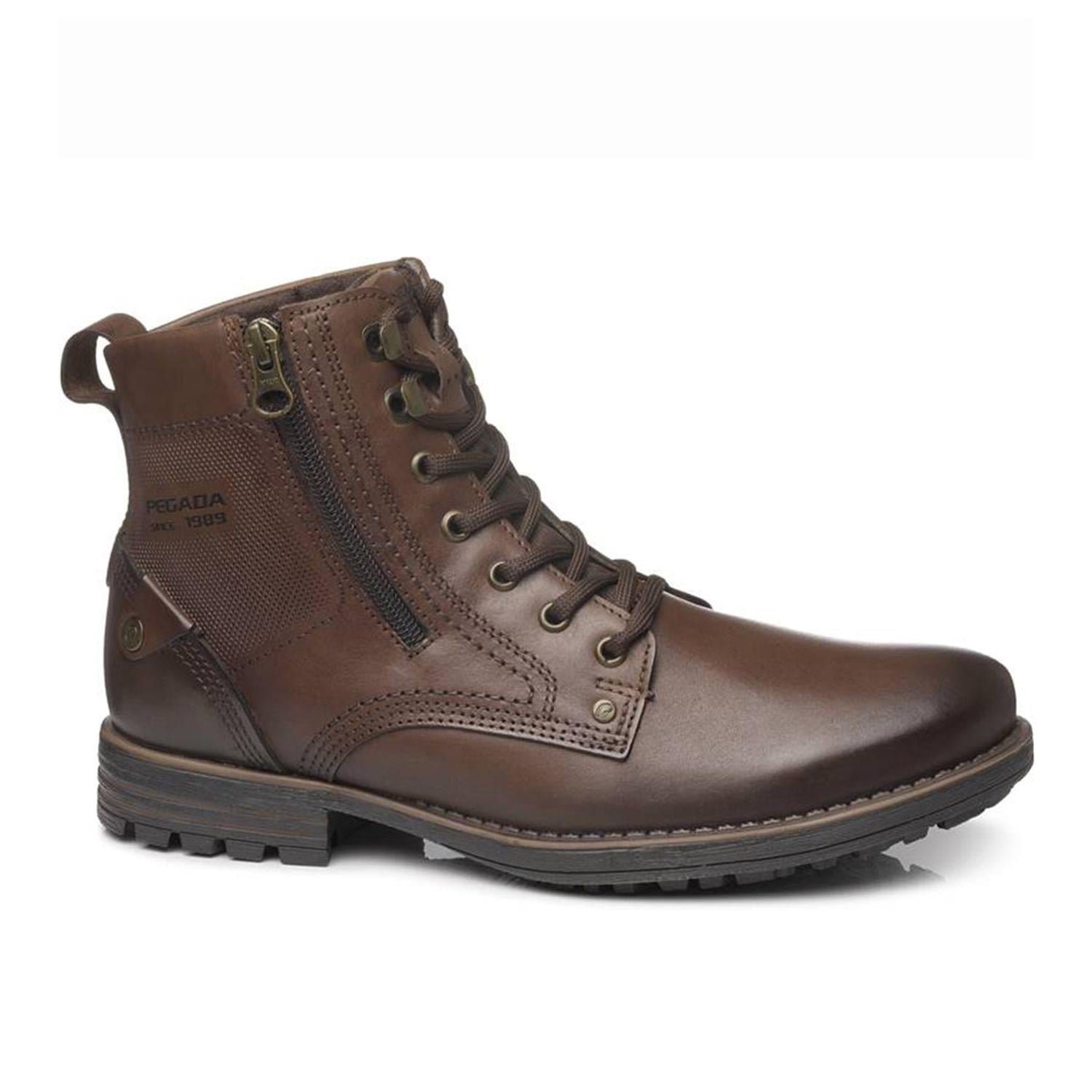 BOTIN HOMBRE PEGADA CUERO PINHAO/BROWN 180745-10 COLOR 1153440 - 2