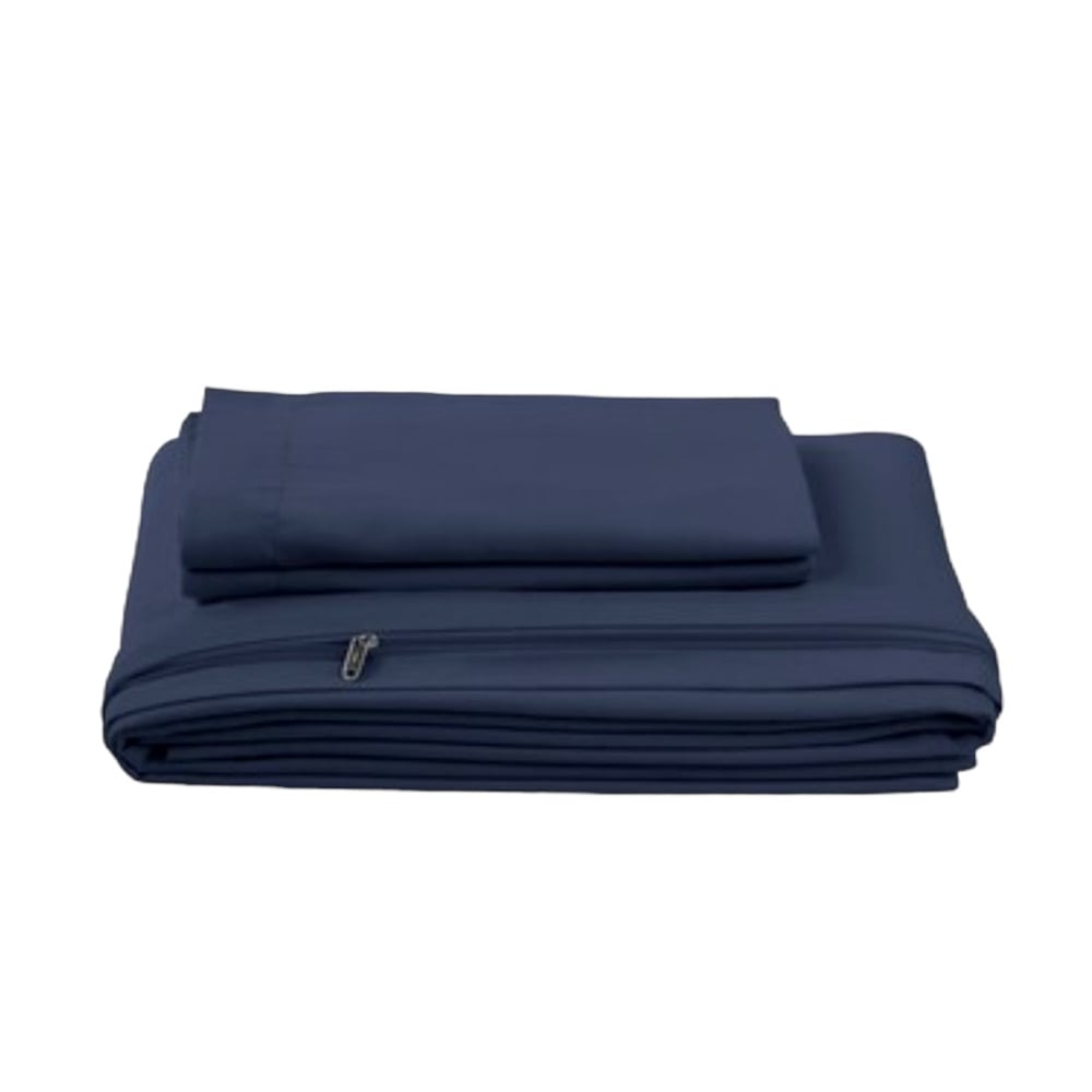 FUNDA PLUMÓN ISATEX CLÁSICO 1 PLAZA ALGODÓN PIMA LISOS 200 HILOS - 3