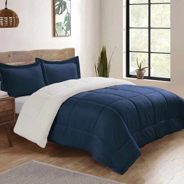 EDREDÓN ISATEX SHERPA 2 PLAZAS ALGODÓN PIMA LISOS - 2