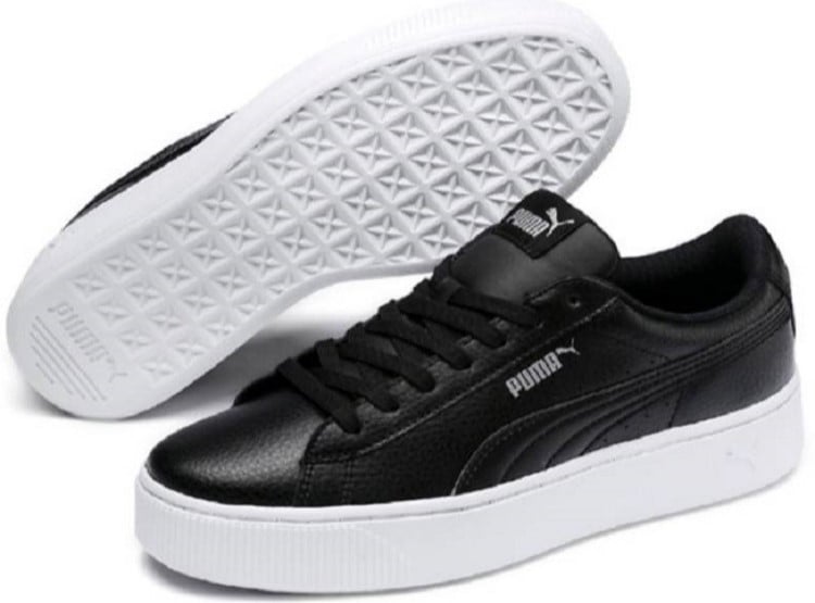 ZAPATILLA PUMA VIKKY STACKED L NEGRO-BLANCO PARA MUJER - 4