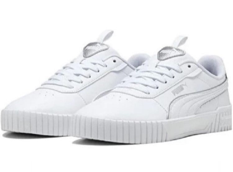 ZAPATILLA PUMA CARINA 2.0 POP UP METALLICS BLANCO-PLATEADO PARA MUJER - 2