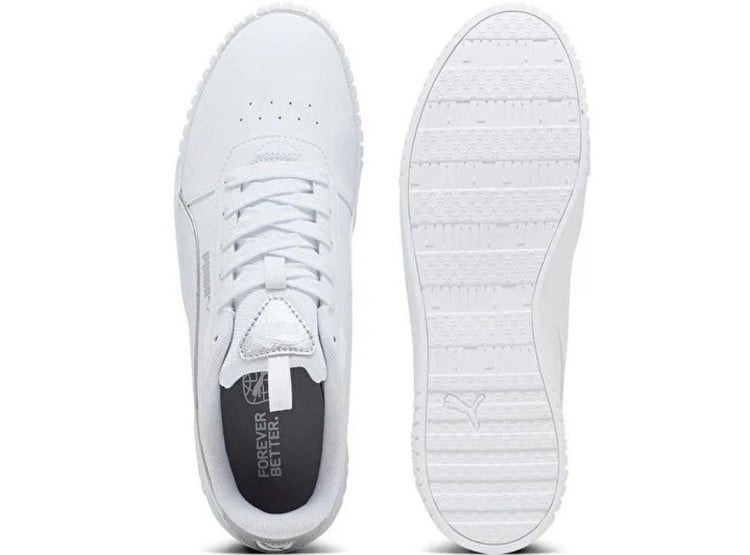 ZAPATILLA PUMA CARINA 2.0 POP UP METALLICS BLANCO-PLATEADO PARA MUJER - 5