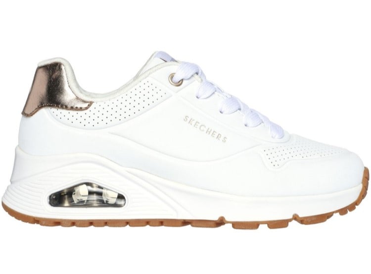 ZAPATILLAS MUJER SKECHERS BLANCO 155196/WHT UNO GEN1 SHIMMER AWAY PU - 1