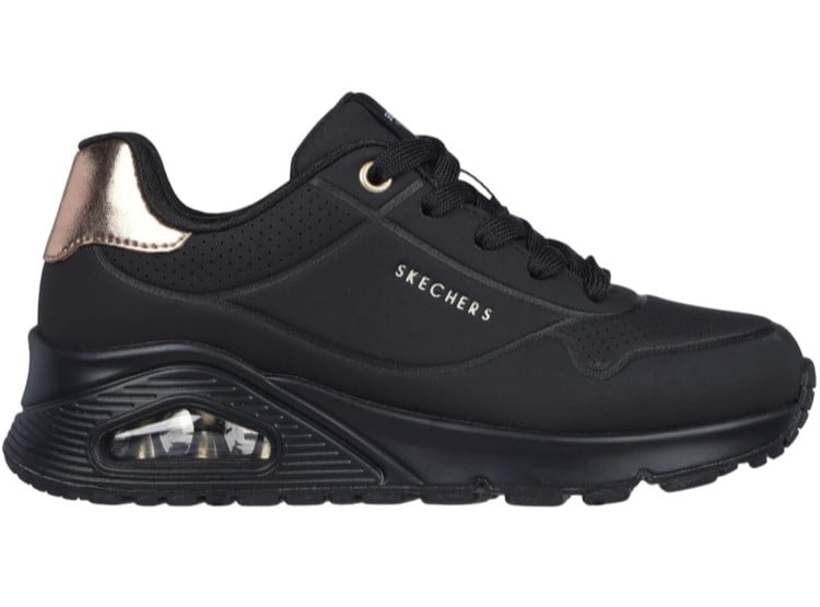 ZAPATILLAS MUJER SKECHERS NEGRO 155196/BBK UNO GEN1-SHIMMER AWAY - 1