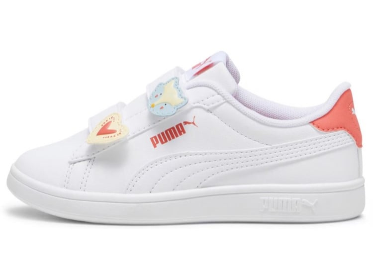 ZAPATILLAS NIÑA PUMA BLANCO 397286 05 SMASH 3.0 BADGES V PS - 2