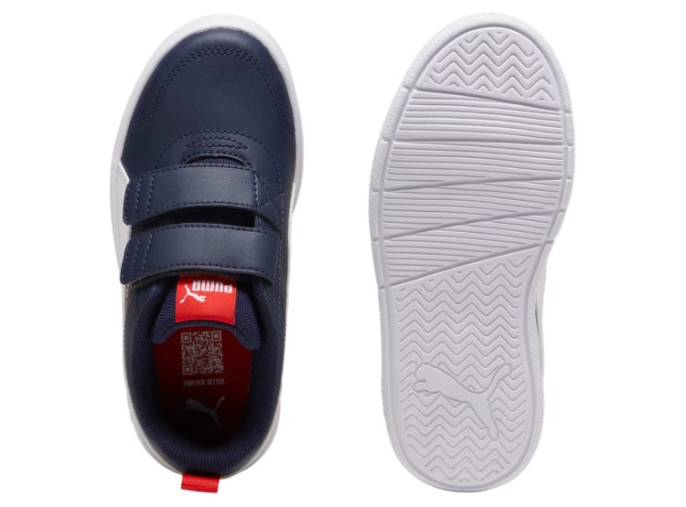 ZAPATILLAS NIÑO PUMA AZUL 397642 03 COURTFLEX V3 V - 5