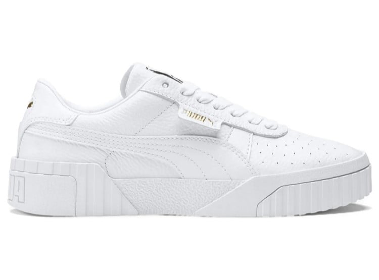 ZAPATILLAS MUJER PUMA BLANCO 369155 01 CALI CUERO - 1