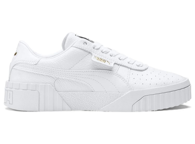 ZAPATILLAS MUJER PUMA BLANCO 369155 01 CALI CUERO - 1