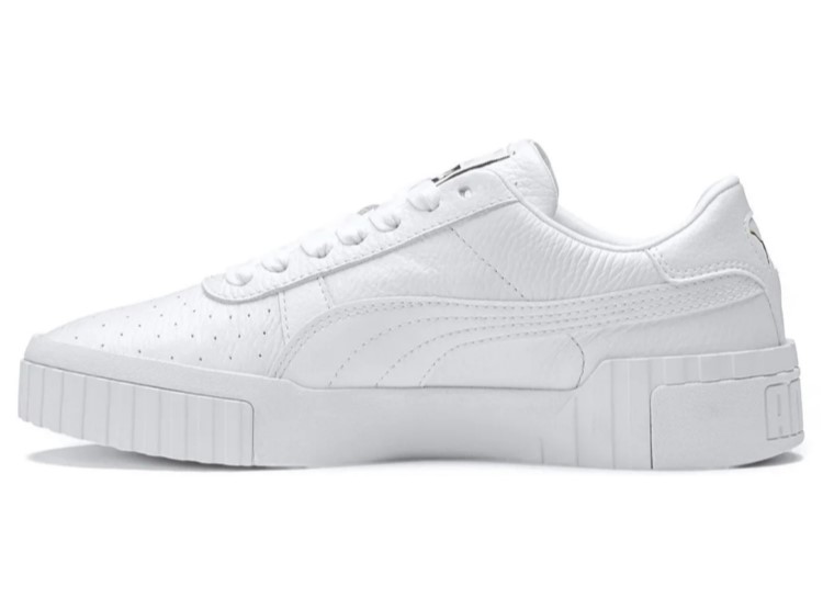 ZAPATILLAS MUJER PUMA BLANCO 369155 01 CALI CUERO - 2