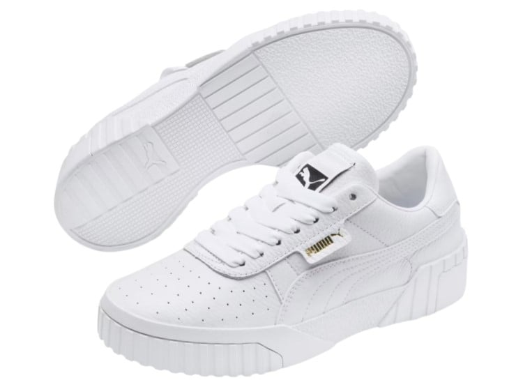 ZAPATILLAS MUJER PUMA BLANCO 369155 01 CALI CUERO - 3