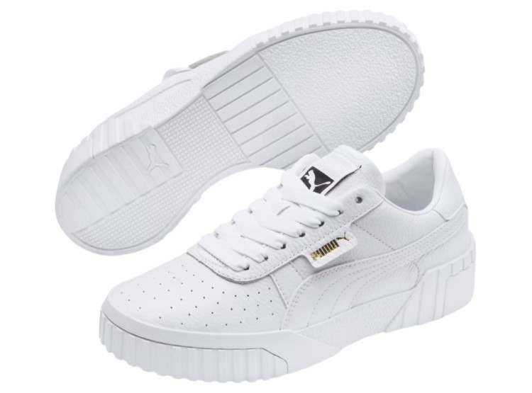 ZAPATILLAS MUJER PUMA BLANCO 369155 01 CALI CUERO - 3