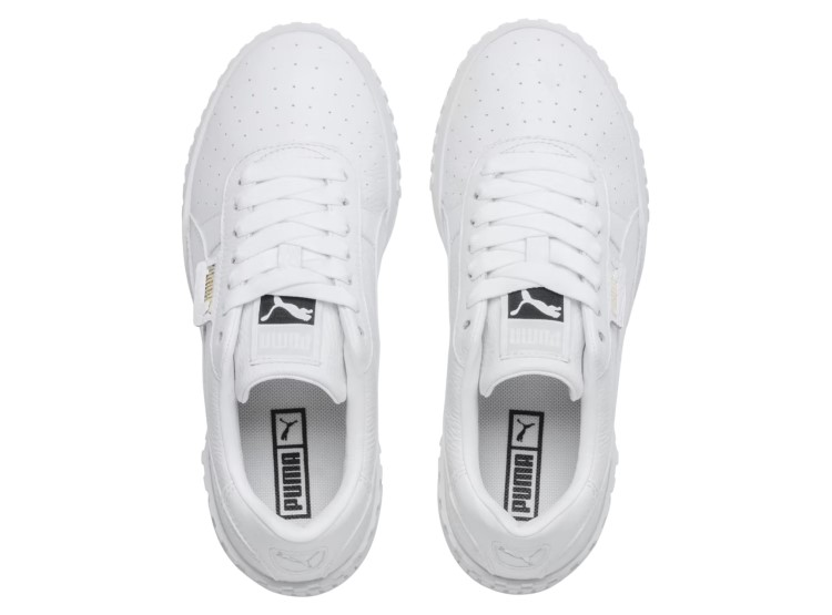 ZAPATILLAS MUJER PUMA BLANCO 369155 01 CALI CUERO - 4
