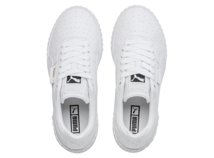 ZAPATILLAS MUJER PUMA BLANCO 369155 01 CALI CUERO - 4
