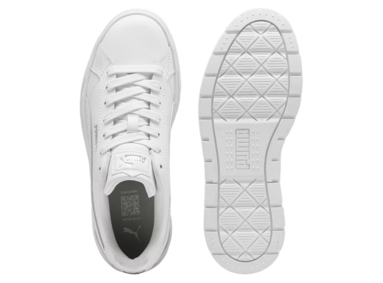ZAPATILLAS MUJER PUMA BLANCO 397456 02 KARMEN II L CUERO - 5