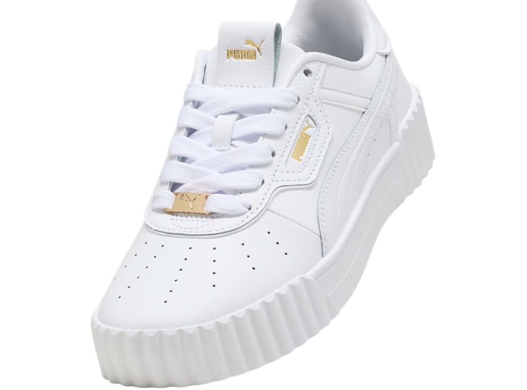 ZAPATILLA MUJER PUMA 400724 01 CUERO CARINA 3.0 LUXE BLANCO - 4