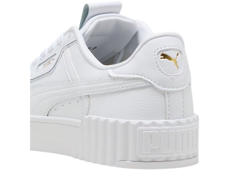 ZAPATILLA MUJER PUMA 400724 01 CUERO CARINA 3.0 LUXE BLANCO - 5