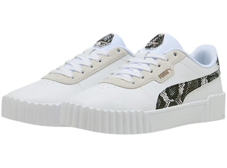 ZAPATILLAS MUJER PUMA BLANCO 400723 01 CARINA 3.0 SNAKE CHIC - 3