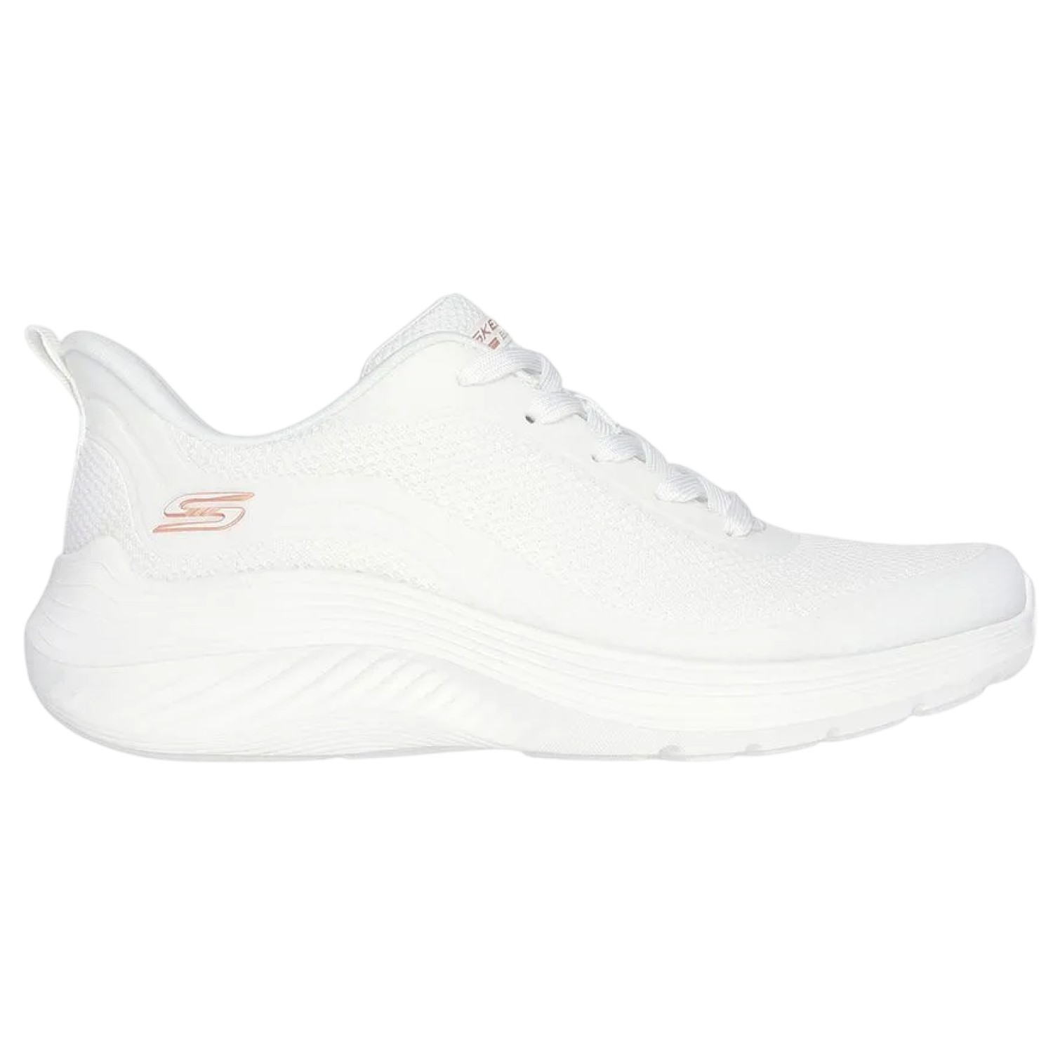 ZAPATILLAS DEPORTIVAS SKECHERS BOBS SQUAD WAVES 117483/WHT PARA MUJER BLANCO - 1