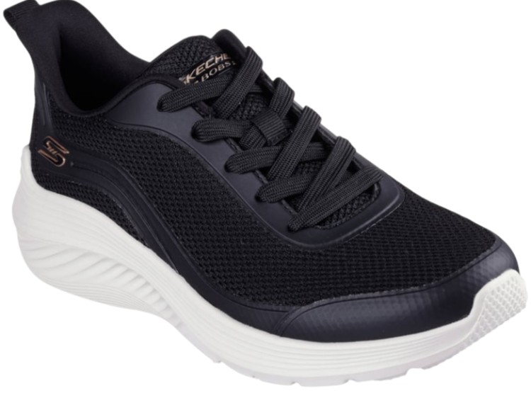 Zapatilla Skechers Bobs Squad Waves-Still Wading 117483BLK para Mujer - 3