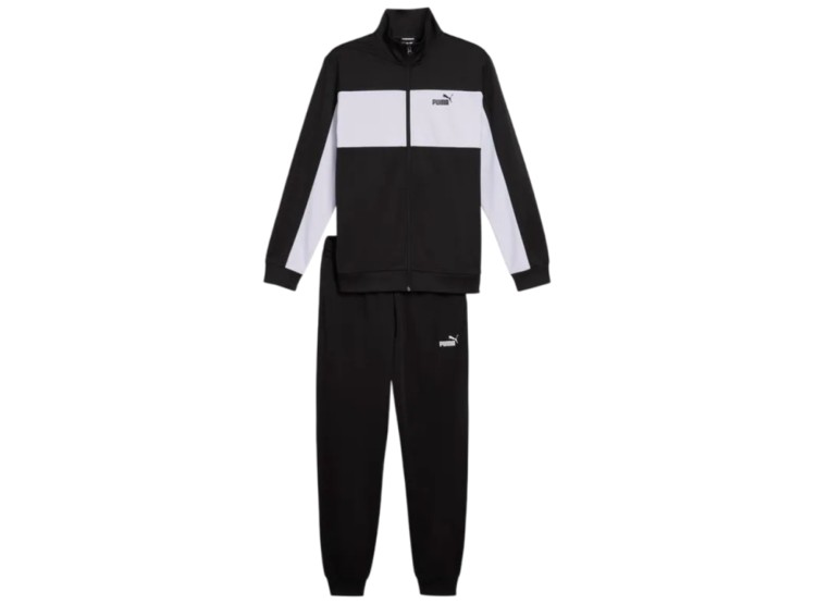 BUZO PUMA POLY SUIT 68730401 BLANCO/NEGRO PARA HOMBRE - 1
