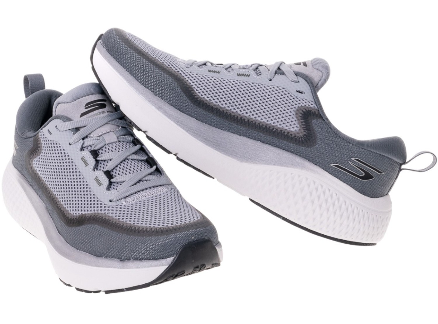 ZAPATILLA SKECHERS SUPERSONIC MAX 246086GRY GRIS PARA HOMBRE - 2