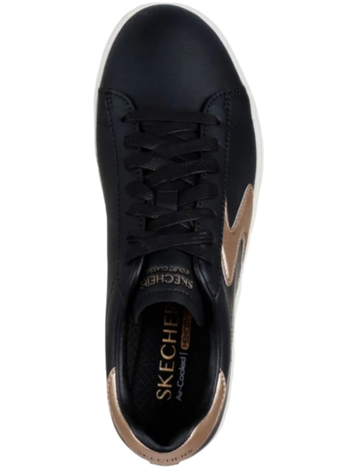 ZAPATILLA SKECHERS BEAMING GLORY 185016/BKRG NEGRO PARA MUJER - 4