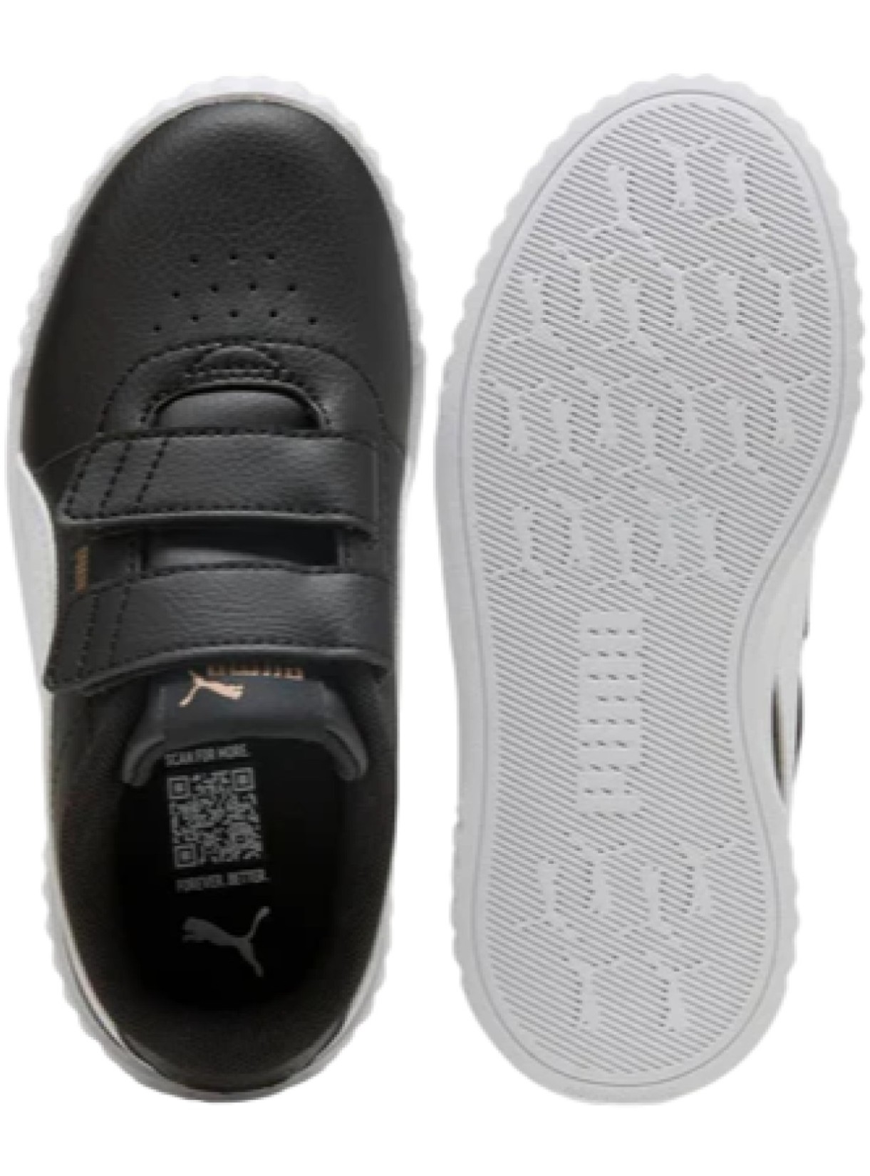 ZAPATILLA PUMA CARINA 3.0 V PS 401478 03 NEGRO PARA NIÑOS - 5