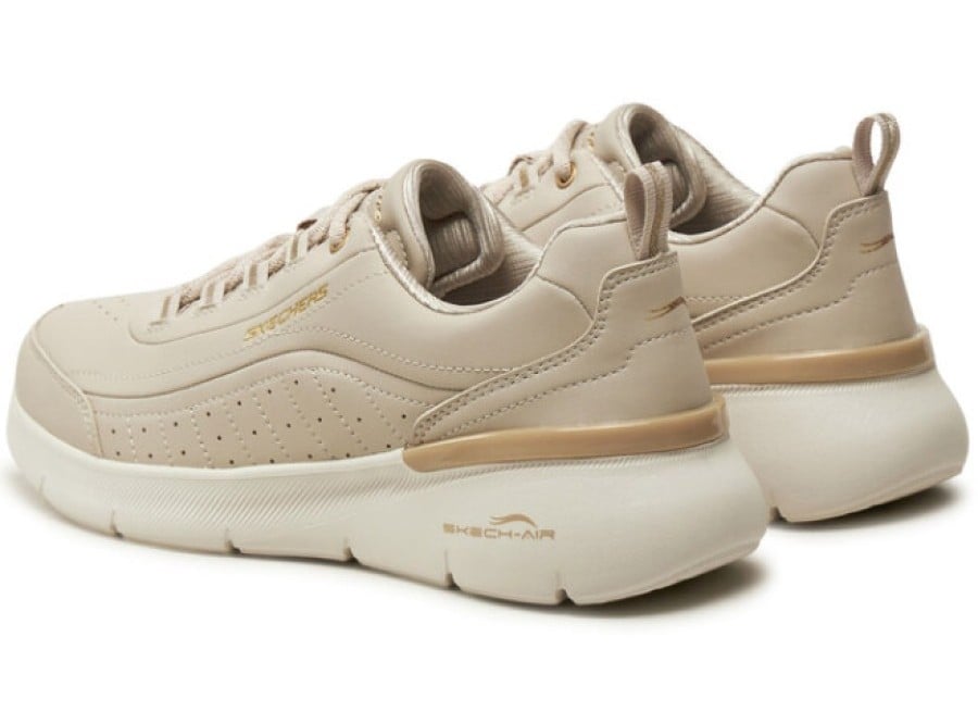 ZAPATILLA SKECHERS SKECH-AIR DYNAMIGHT 20-MODERN GLIMPSE 150373/NTGD BEIGE PARA MUJER - 4