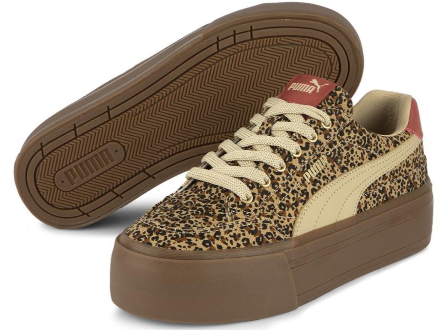 ZAPATILLA PUMA COURT CLASSIC VULC ANIMAL 405889 01 PARA MUJER - 2