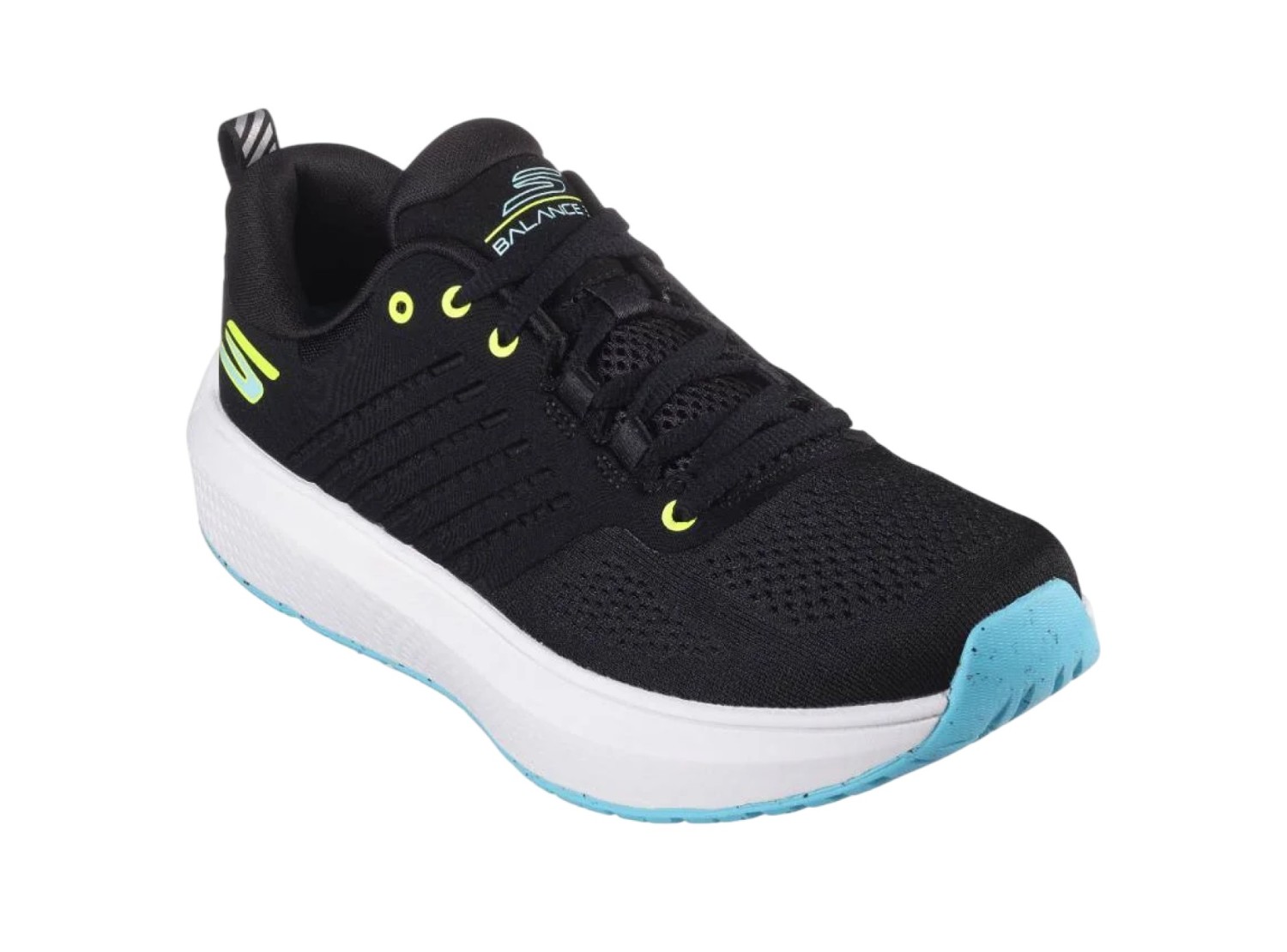 ZAPATILLA SKECHERS GO RUN BALANCE 3 172085/BKW NEGRO MUJER - 3