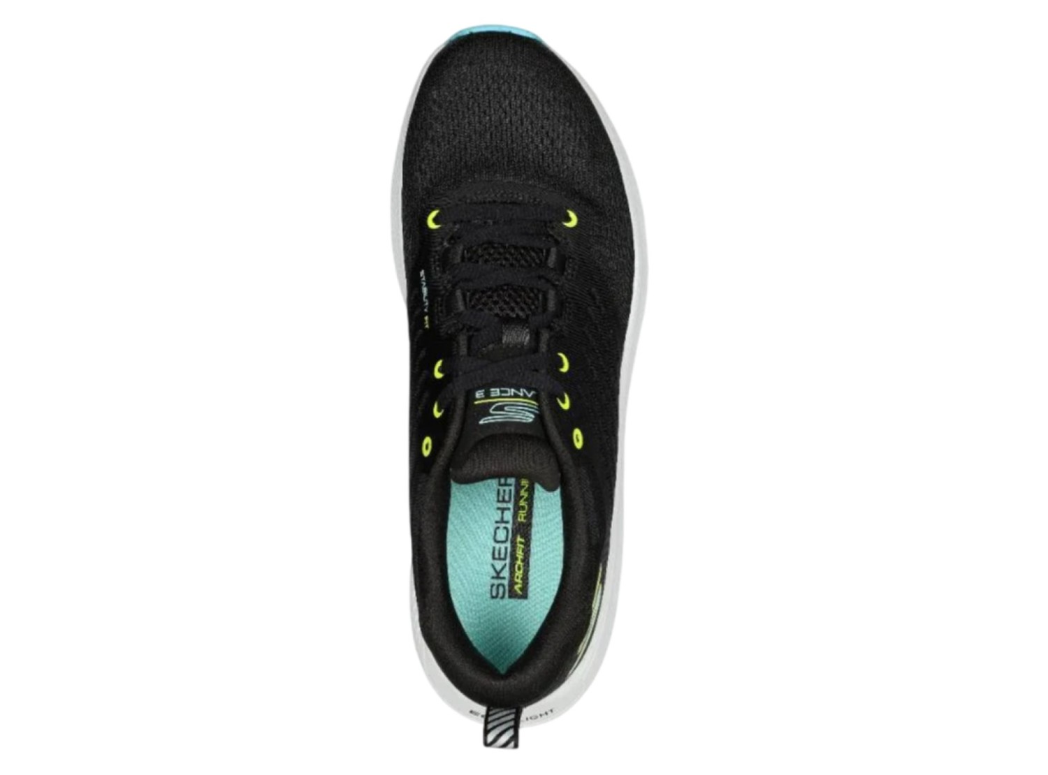ZAPATILLA SKECHERS GO RUN BALANCE 3 172085/BKW NEGRO MUJER - 4