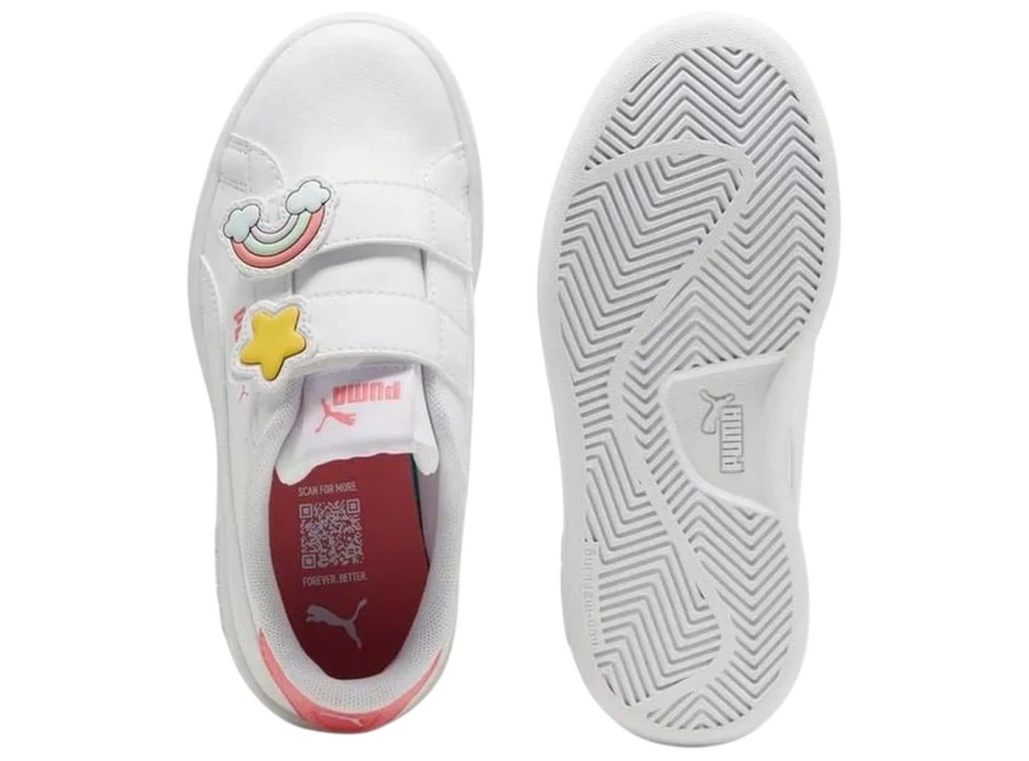 ZAPATILLA PUMA SMASH 3.0 BADGES V PS 397286 01 PARA NIÑAS - 4
