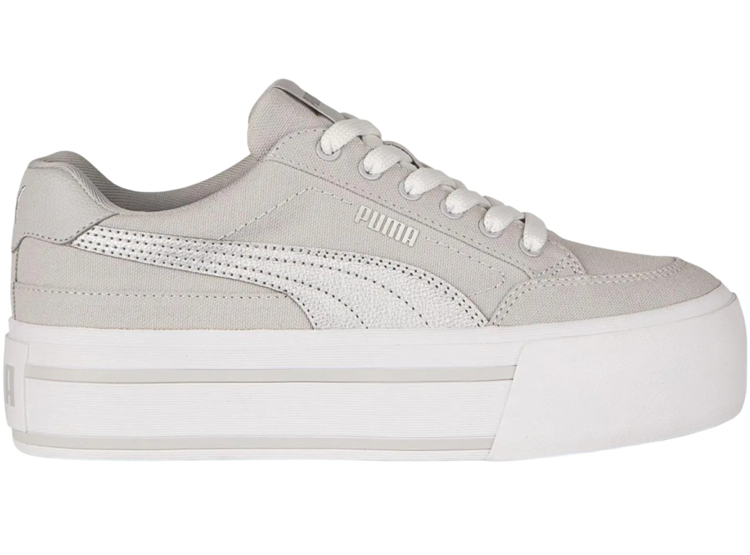 ZAPATILLA PUMA CORT CLASSIC VULC 402329 03 GRIS PARA MUJER - 1
